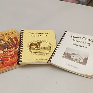 Vintage Spiral-Bound Cookbooks Set